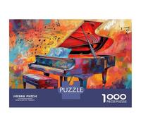 Arte de Piano Colorido 1000 Piezas Puzzle Puzzle Clásico, Cartón Reciclado - Hit De Las Familias, Actividad De Fiesta, Ocio En Casa 38x26cm/1000pcs