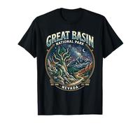 Arte de Pino cerdado Estrellado del Parque Nacional de la Gran Cuenca de Nevada Camiseta