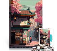Arte de píxeles japonés 02 Rompecabezas para Adolescentes de 1000 Piezas Análisis y lógica Cada Pieza es única: un desafiante y Divertido Juego Familiar 38x26cm