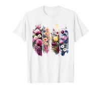 Arte de Ramo Floral de Acuarela Vibrante Camiseta