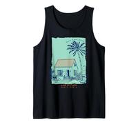 Arte de Recuerdo de South Padre Island, Texas, SPI para Vacaciones de Primavera Camiseta sin Mangas