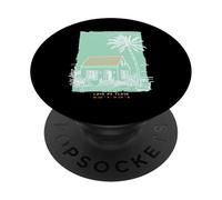 Arte de Recuerdo de South Padre Island, Texas, SPI para Vacaciones de Primavera PopSockets PopGrip Adhesivo