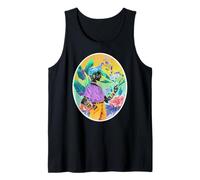 Arte de Retrato Surrealista Collage botánico Queer Estética Camiseta sin Mangas