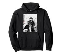 Arte de Tinta Japonesa Retro Samurai Otter Sudadera con Capucha