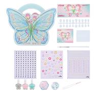 Arte de uñas para niños | Pegatinas de esmalte de uñas | Kit de decoración para niños, uñas a juego, excelentes decoraciones de uñas a juego para Navidad, cumpleaños, día del niño y otros días festivo