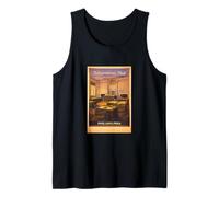 Arte de Viaje Vintage de Philadelphia Independence Hall Inside USA Camiseta sin Mangas