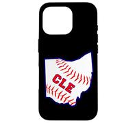 Arte del béisbol del Centro de Cleveland Ohio CLE Love The Land Gifts Carcasa para iPhone 16 Pro