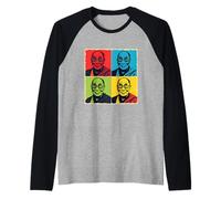 Arte del Dalai Lama Camiseta Manga Raglan
