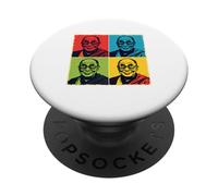 Arte del Dalai Lama PopSockets PopGrip Adhesivo