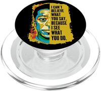 Arte del Grafiti de James Baldwin, decimonoveno Mes de la Historia afroamericana PopSockets PopGrip para MagSafe