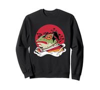 Arte del guerrero de la rana samurái Sudadera