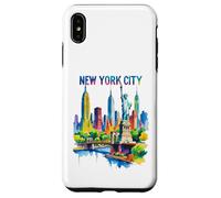 Arte del Horizonte de la Ciudad de Nueva York Souvenir de Nueva York Puente de Brooklyn Mujer Carcasa para iPhone XS MAX