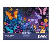 Arte del jardín de la Mariposa_1 Buen Juego Mental, Ideal para Relax En Casa Y Actividades De Ocio Diarias 52x38cm/1000pcs