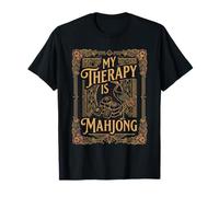 Arte del Juego de fichas My Therapy Is Mahjong Player Camiseta