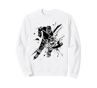 Arte del Jugador de Hockey sobre Hielo Sudadera