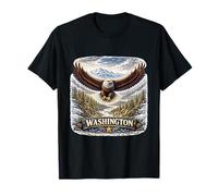Arte del Orgullo estatal de Washington Eagle Mountain Wilderness Camiseta