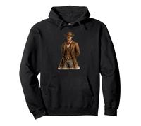Arte del Patrimonio de Western Cowboy Frontier Sudadera con Capucha