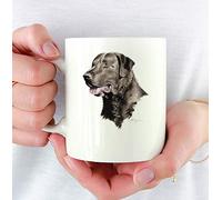Arte Del Perro Chesapeake Bay Retriever Tazas De Regalo Cerámica Tazón De Café Graciosa Tazas Té Regalos Novedosos Para Familiares Novios Navidad 330Ml