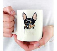 Arte Del Perro Toy Fox Terrier Tazas De Regalo Novedad Tazón Graciosa Tazas Té Regalos Novedosos Para Novios Oficina Colegas 330Ml