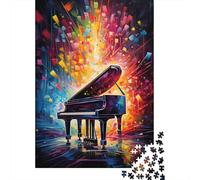 Arte del Piano Abstracto Paquete De 1000 Piezas Papel Ecológico Entrenamiento Cerebral Fácil De Limpiar Actividad De Vinculación Familiar 52x38cm/1000pcs