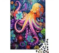 Arte del Pulpo Colorido Paquete De 1000 Piezas Papel Ecológico Personas Que Aman Entrenamiento Cerebral Actividad Vinculación Familiar Ocio Casa 52x38cm/1000pcs