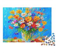 Arte del Ramo Floral Puzzle Imposible,desafío for Adults Interesante Entretenimiento Creativo 1000 Piezas Obra De Arte De Juego De para Adultos Y Niños A Partir De 12 Años 70x50cm/1000pcs