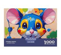 Arte del ratón Colorido Elaboración De Calidad Regalo Ideal para Fans De Puzzles, Adultos Y Jóvenes Amantes De Juegos Mentales 52x38cm/1000pcs