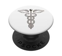 Arte del símbolo de curación alada PopSockets PopGrip Adhesivo