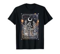 Arte del Tarot de la Alta Sacerdotisa - Diseño de la Diosa Luna Mística Camiseta