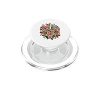Arte del Tatuaje de Flor de Cerezo de la Capital de la nación de Washington DC PopSockets PopGrip para MagSafe