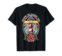 Arte del tatuaje de la vieja escuela del faro, a través de los días más oscuros Camiseta