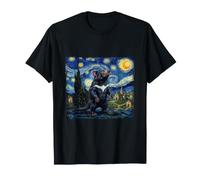 Arte Diablo De Tasmania Van Gogh Camiseta