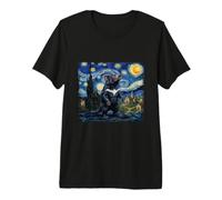 Arte Diablo De Tasmania Van Gogh Camiseta Premium