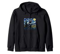 Arte Diablo De Tasmania Van Gogh Sudadera con Capucha