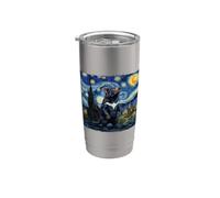 Arte Diablo De Tasmania Van Gogh Vaso térmico de acero inoxidable de doble pared