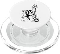Arte Divertido de Alpaca de fútbol PopSockets PopGrip para MagSafe