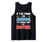 Arte divertido de hermano para hombres y niños Big Brother 2026 Camiseta sin Mangas