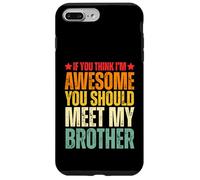 Arte divertido de hermano para hombres y niños Big Brother 2026 Carcasa para iPhone 7 Plus/8 Plus