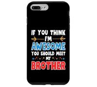Arte divertido de hermano para hombres y niños Big Brother 2026 Carcasa para iPhone 7 Plus/8 Plus