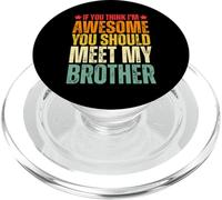 Arte divertido de hermano para hombres y niños Big Brother 2026 PopSockets PopGrip para MagSafe