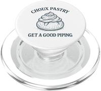Arte Divertido de Panadero de Choux Pastry Get A Good Piping PopSockets PopGrip para MagSafe