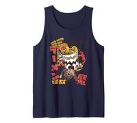 Arte Divertido de Ramen Attack Kaiju Monster City Camiseta sin Mangas