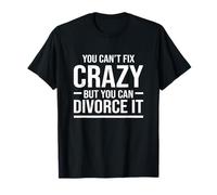 Arte divertido del divorcio para hombres mujeres matrimonio divorciado Camiseta