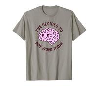 Arte divertido y lindo del humor del cerebro perezoso Camiseta