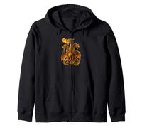 Arte Dragón Hidra Respirando Fuego Tres Monstruos Cuello Largo Sudadera con Capucha