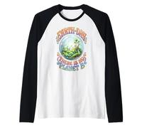 Arte ecológico del Día de la Tierra, no Hay Planeta B - Camiseta Manga Raglan
