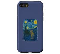 Arte: El Gato Van Gogh Que mira fijamente a la Noche Carcasa para iPhone SE (2020) / 7/8