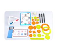 Arte en - 3D, plantillas creativas para colorear, juguete multifuncional para manualidades, hogar, escuela, familia, cumpleaños