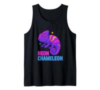 Arte en Color camaleón vívido Camiseta sin Mangas