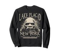 Arte en Marfil de Bigfoot 1800 Sasquatch de Lake Placid, Nueva York Sudadera